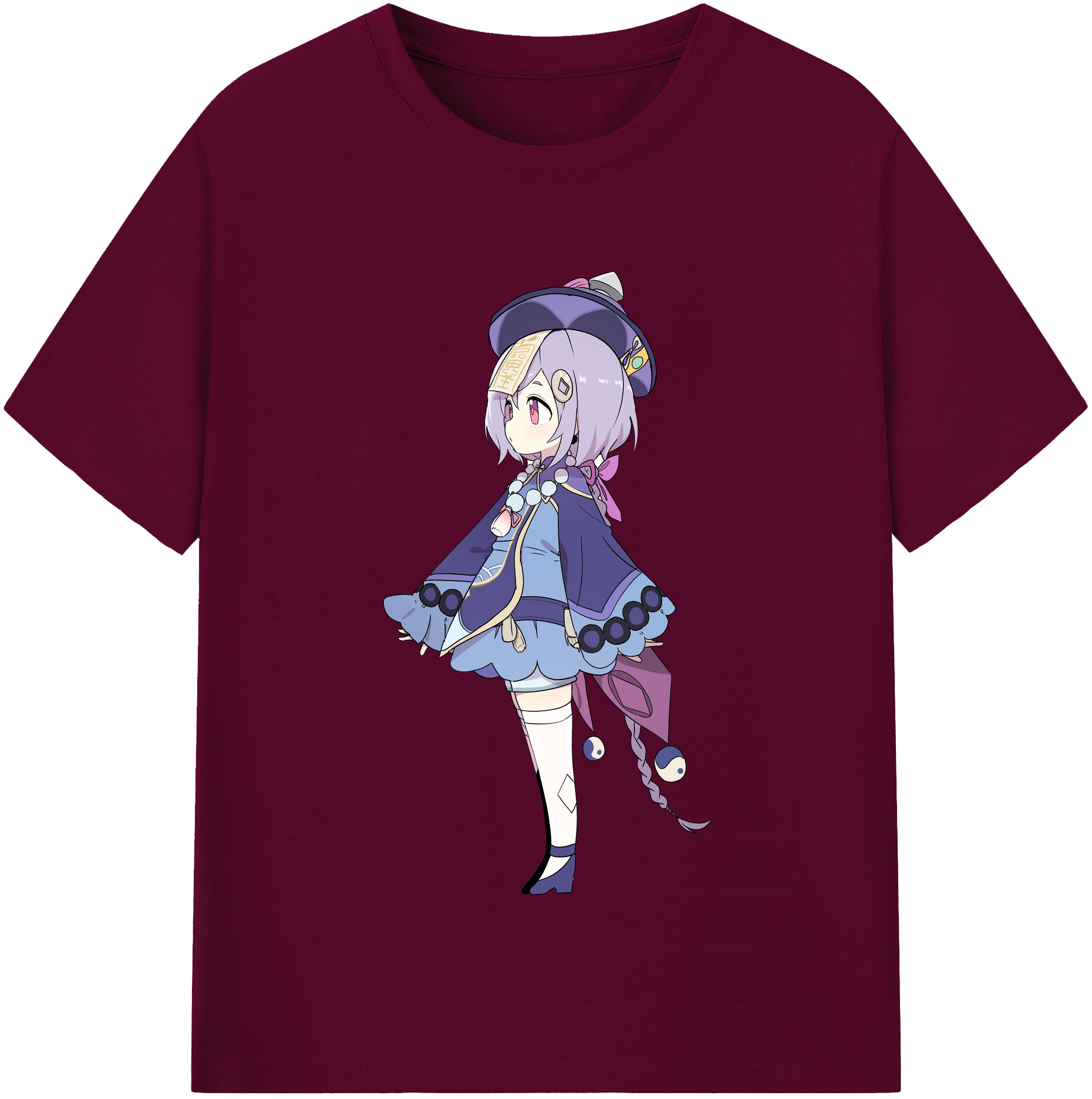 げんし神 七七 なな  genshin Nana レディースカジュアルプリントTシャツ（綿100％）